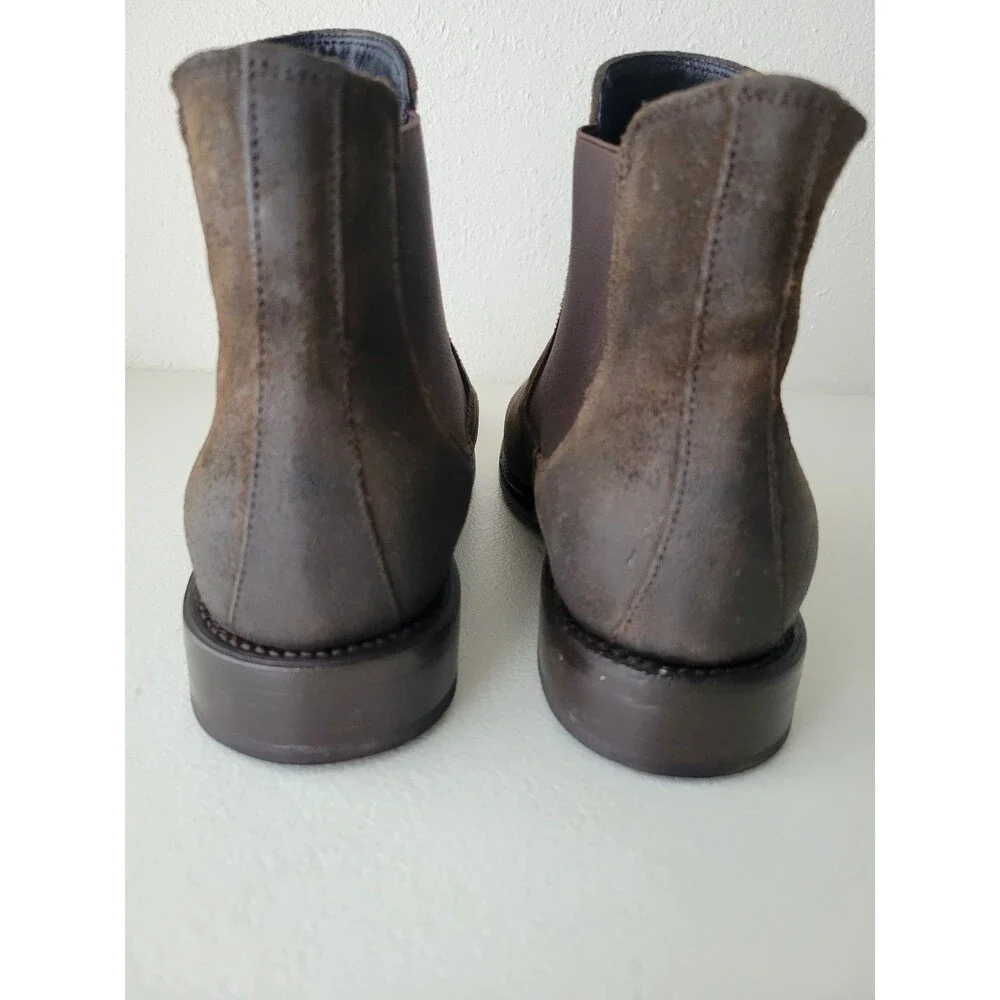 Thursday Boot Co Cavalier Dark Brown Suede Chelsea Boots Men’s 7.5 Goodyear Welt